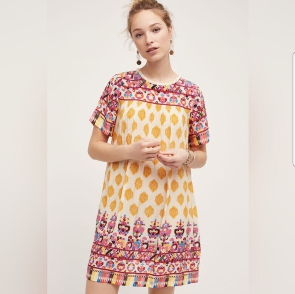 Tanvi Kedia Anthropologie Caltha Dress Small Bohemian